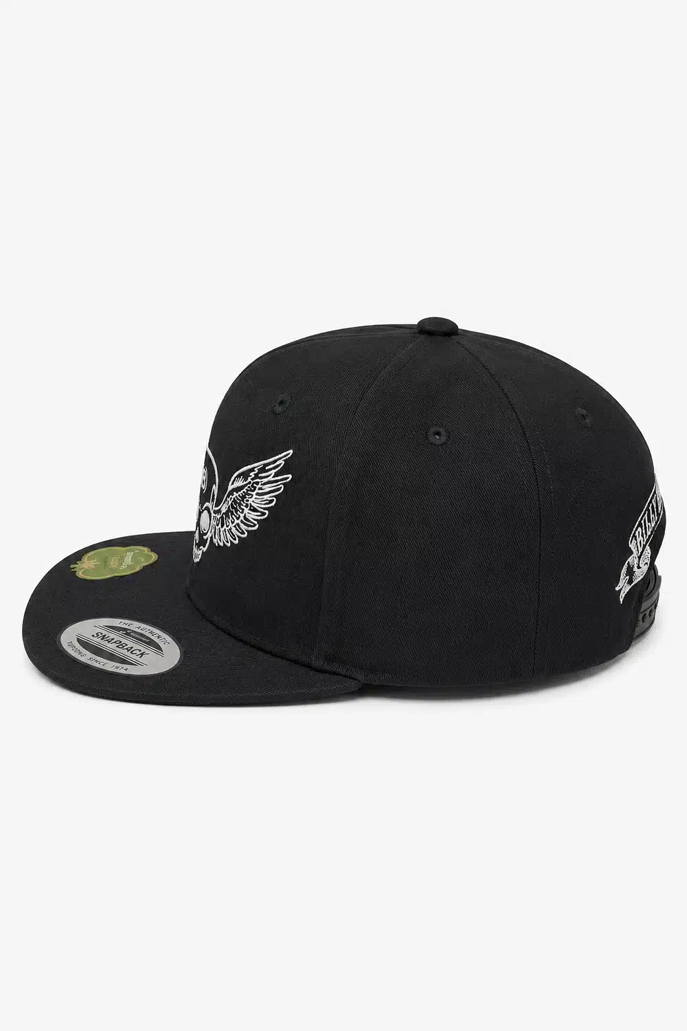 Casquette Moto Snapback Noire – Logo Billy Eight 2 Casquette Moto Snapback Noire – Logo Billy Eight – Image 2