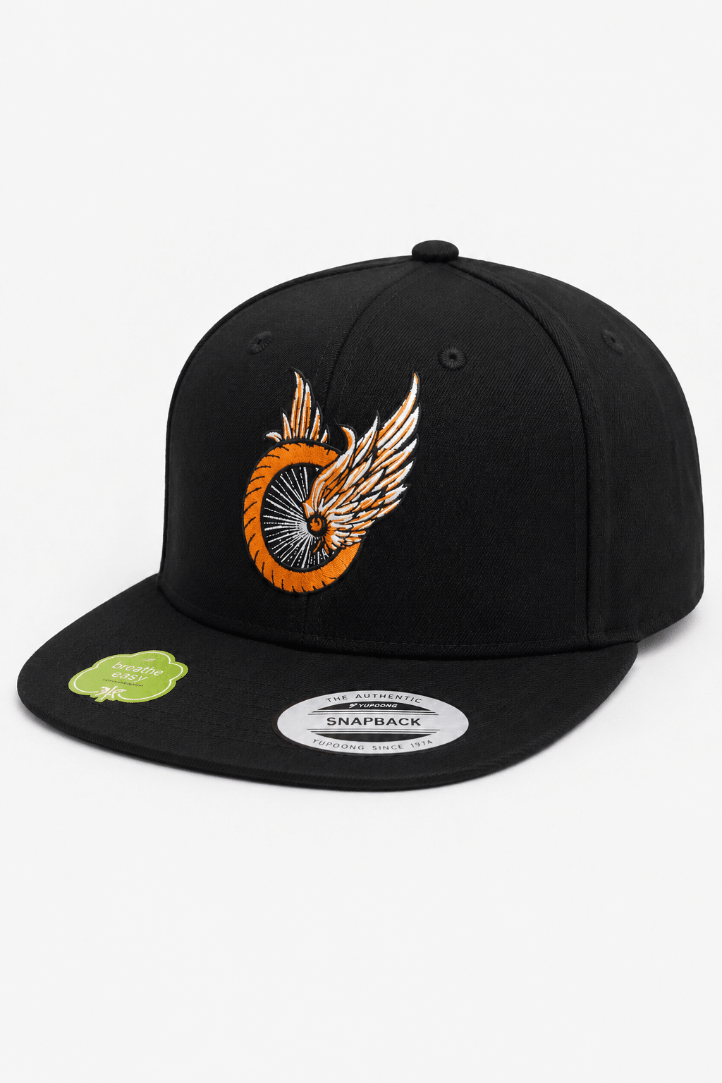Casquette Moto Snapback Wheel Noire – Billy Eight 1 Casquette moto snapback Wheel noire Billy Eight